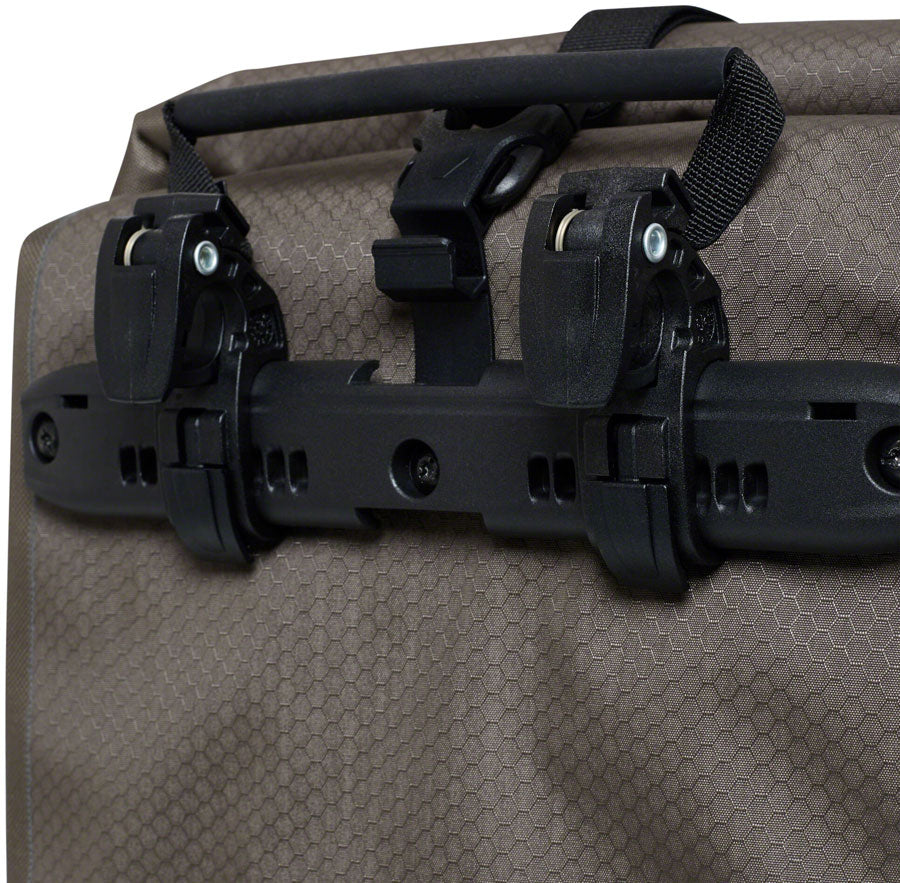 Gravel Pack Pannier - 25L Pair Dark Sand - Bicycle Warehouse