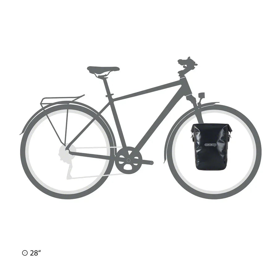 Sport Roller Core Pannier - 14.5L Each Black - Bicycle Warehouse