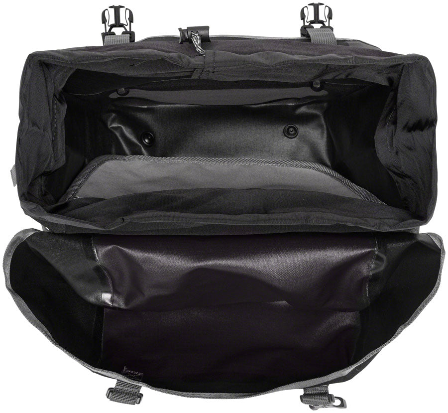 Bike-Packer Plus Panniers - 42L Pair Granite/Black - Bicycle Warehouse