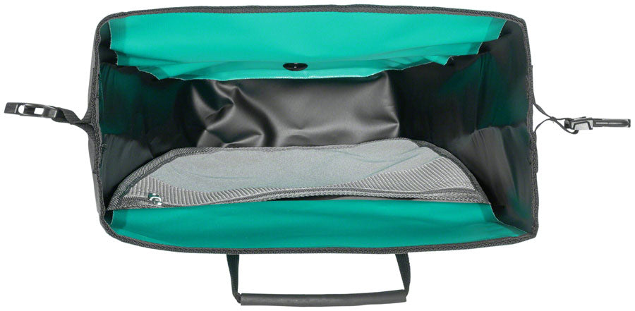 Back-Roller Free Pannier - 40L Pair Lagoon/Black - Bicycle Warehouse