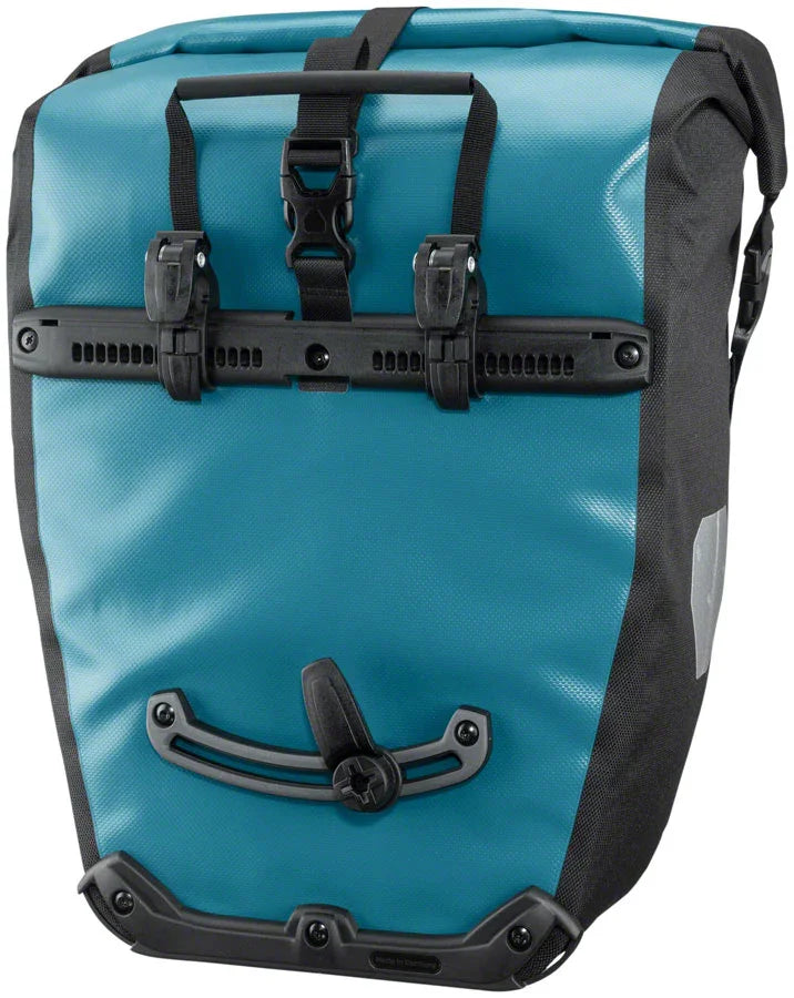 Back Roller Pannier - 40L Pair Petrol/Black - Bicycle Warehouse