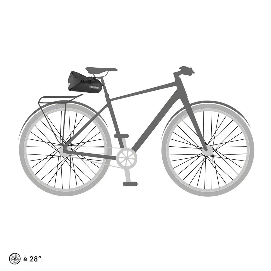 Ortlieb Saddle-Bag 4.1L Bicycle Seat Bag - Bags - Bicycle Warehouse