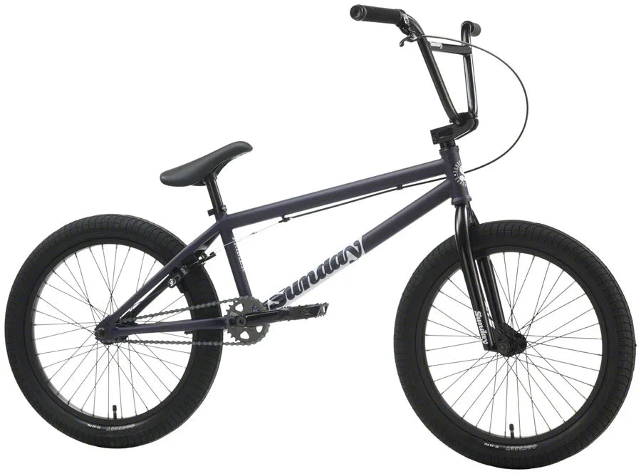 Sunday Primer BMX Bike - 21" TT Matte Midnight Purple - Bicycle Warehouse