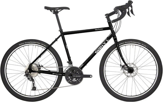 Disc Trucker Bike - 700c Steel Hi-Viz Black 64cm - Bicycle Warehouse