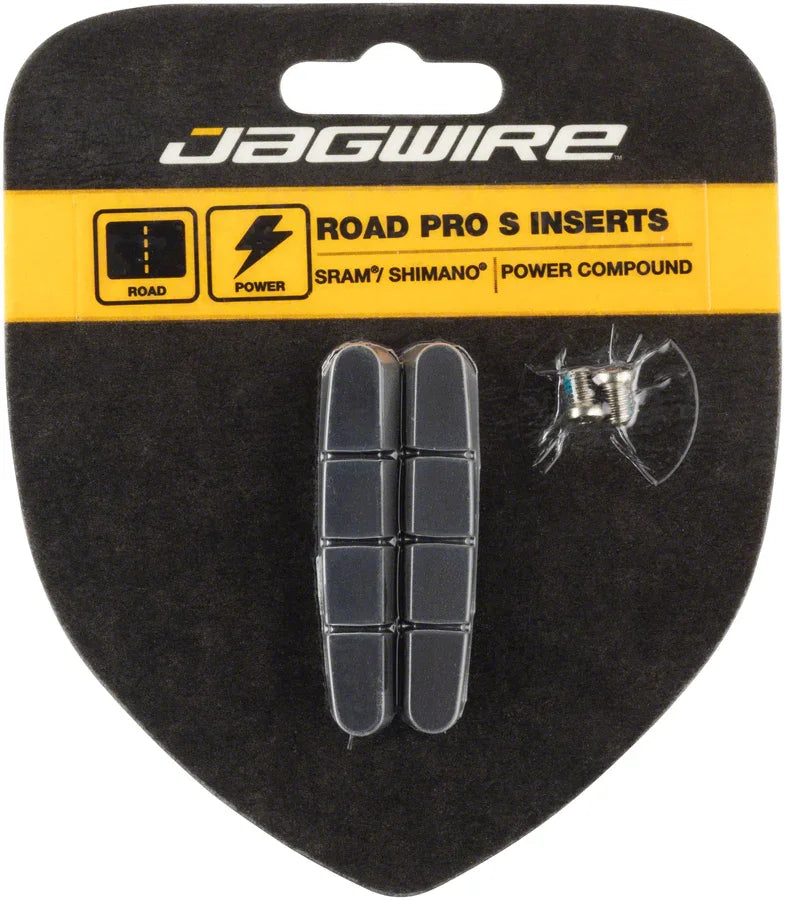 Road Pro S Brake Pad Inserts SRAM/Shimano Black - Bicycle Warehouse