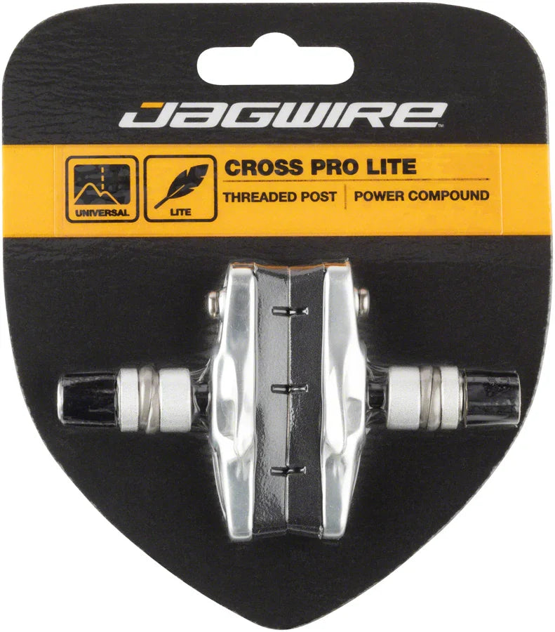Cross Pro Brake Pads Threaded Post Silver - Bicycle Warehouse