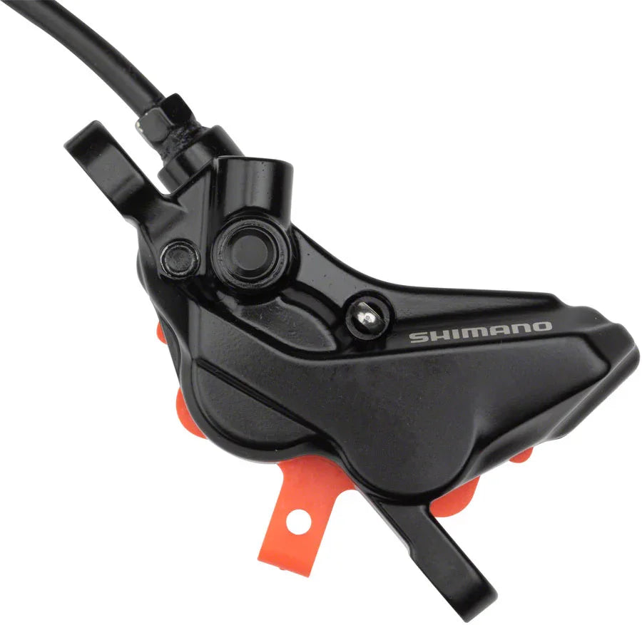 Deore BL-M4100/BR-MT420 Disc Brake Lever - Front Hydraulic Resin Pads Gray - Bicycle Warehouse