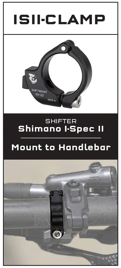 ShiftMount Clamp for I-spec II Shifters - 22.2mm - Bicycle Warehouse