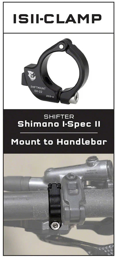 ShiftMount Clamp for I-spec II Shifters - 22.2mm - Bicycle Warehouse