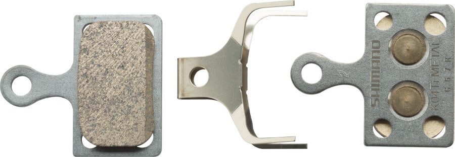 K04Ti-MX Disc Brake Pads Spring - Metal Compound Titanium Back Plate One Pair - Bicycle Warehouse