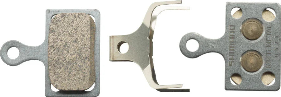 K04Ti-MX Disc Brake Pads Spring - Metal Compound Titanium Back Plate One Pair - Bicycle Warehouse