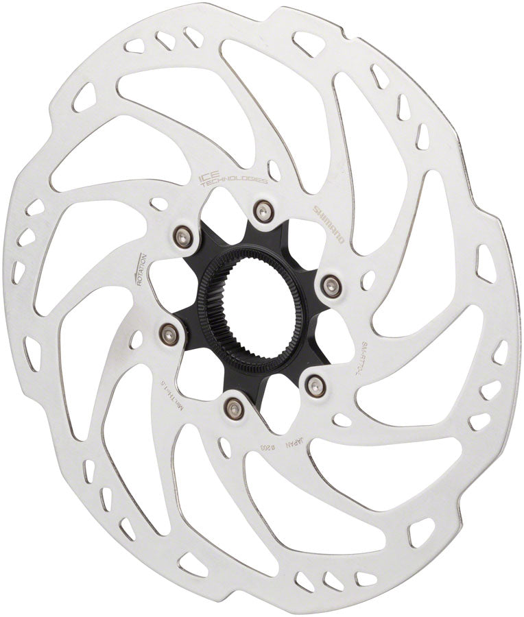 SLX SM-RT70-LE Disc Brake Rotor - 203mm Center Lock Silver - Bicycle Warehouse