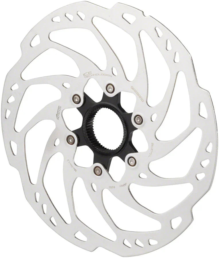 SLX SM-RT70-LE Disc Brake Rotor - 203mm Center Lock Silver - Bicycle Warehouse