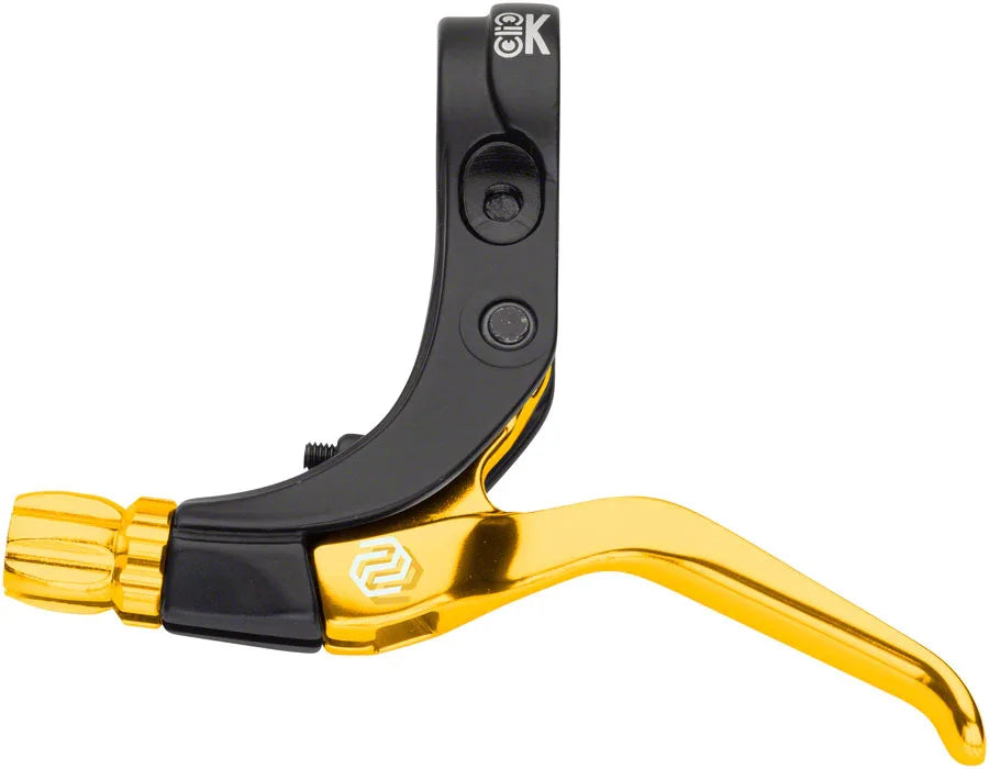 Click V-Point Brake Lever - Long Reach Gold - Bicycle Warehouse