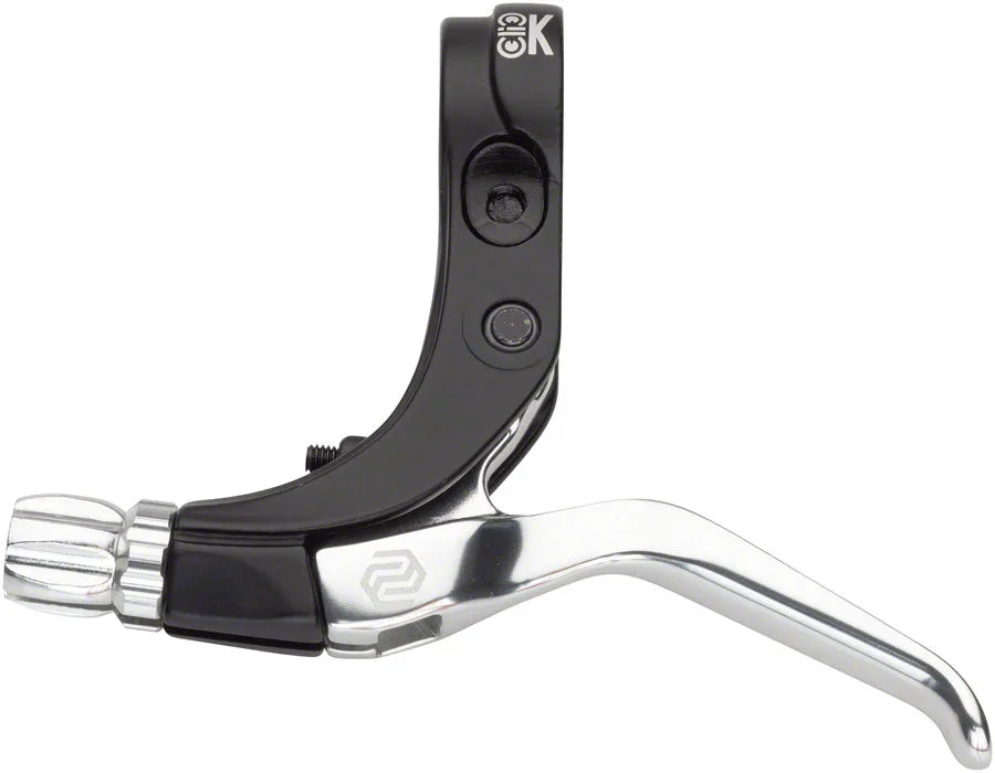 Click V-Point Brake Lever - Long Reach Silver - Bicycle Warehouse