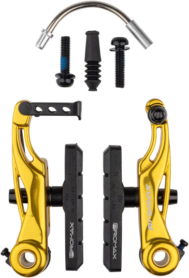 P-1 Linear Pull Brake - 85mm Gold - Bicycle Warehouse