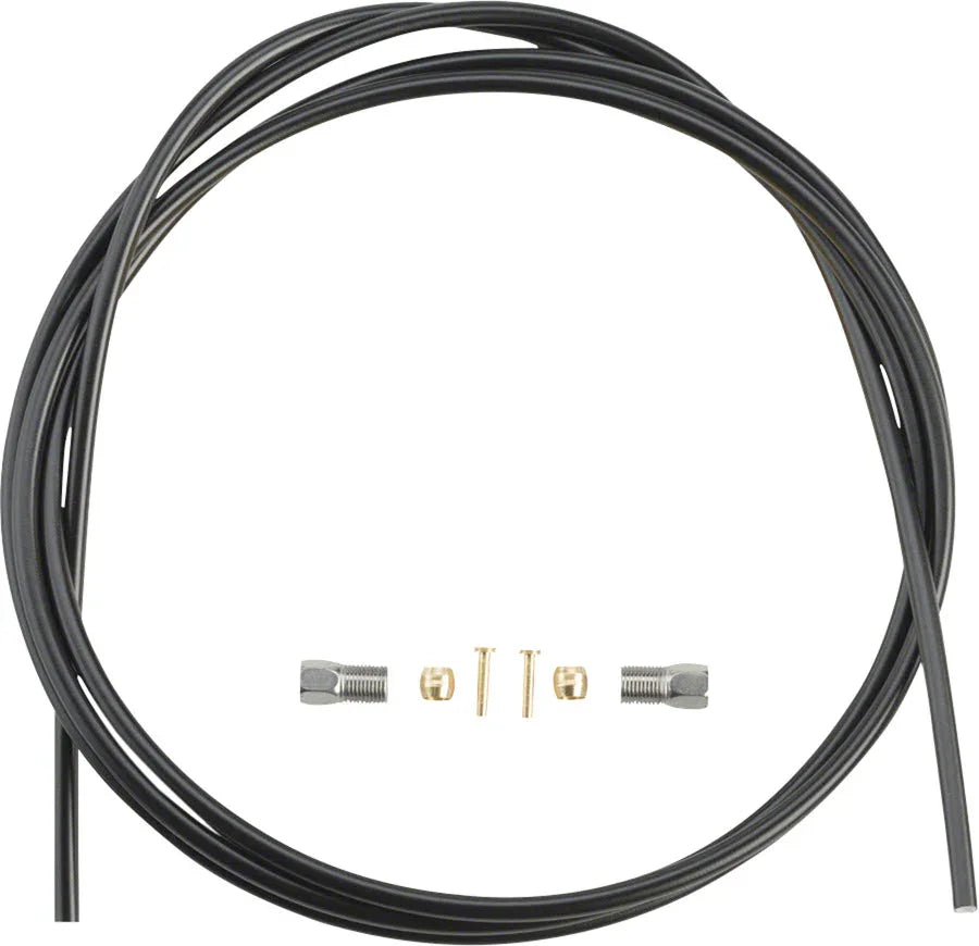SM-BH59-JK Low Pressure Disc Brake Hose Kit - Straight Caliper Caliper Connector 2000mm BLK - Bicycle Warehouse