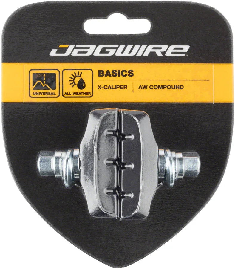 Basics X-Age Molded Brake Pads Threaded 50mm Pad - Bicycle Warehouse