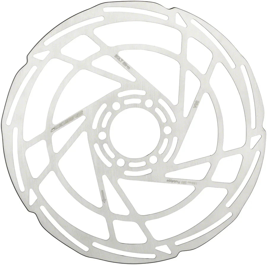 Sport SR1 Disc Brake Rotor - 180mm 6-Bolt Silver - Bicycle Warehouse