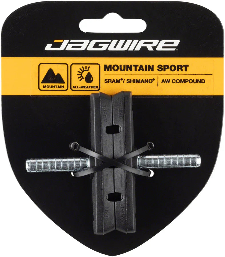 Mountain Sport Brake Pads Smooth Post 70mm Pad Black - Bicycle Warehouse