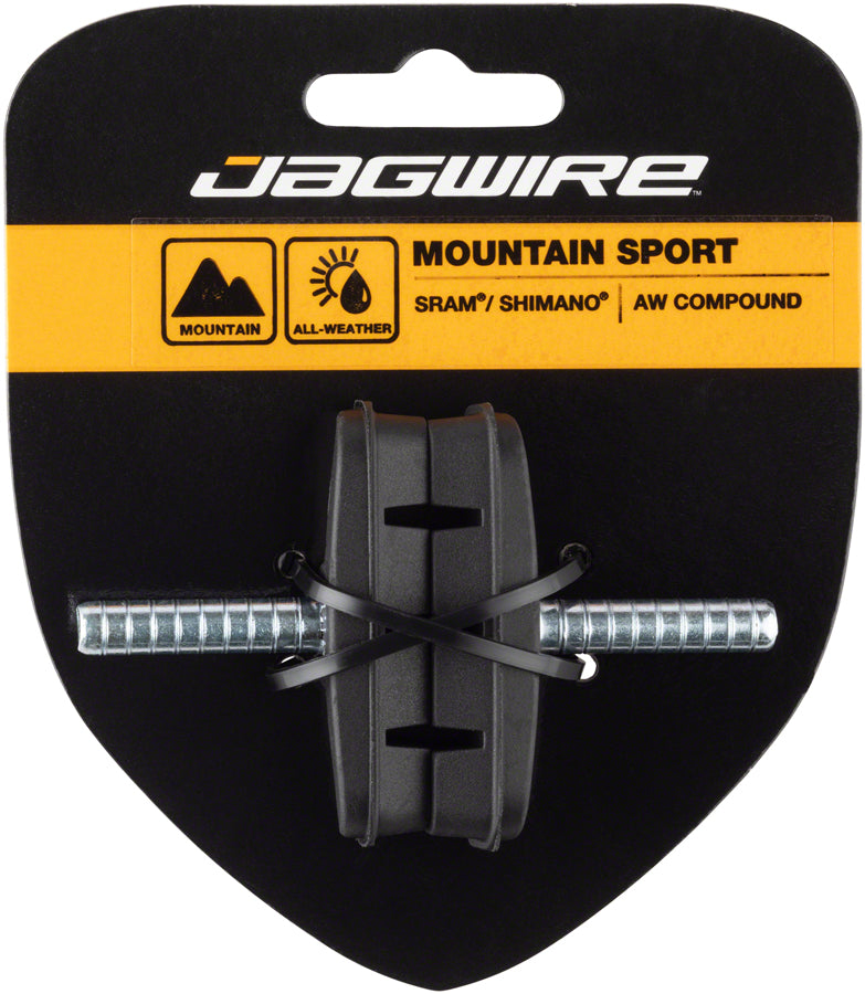 Mountain Sport Brake Pads Smooth Post 53mm Pad Black - Bicycle Warehouse
