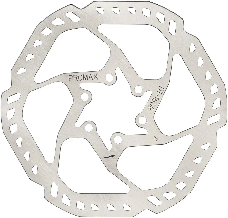 Endurance E1 Disc Brake Rotor - 160mm 6-Bolt Silver - Bicycle Warehouse