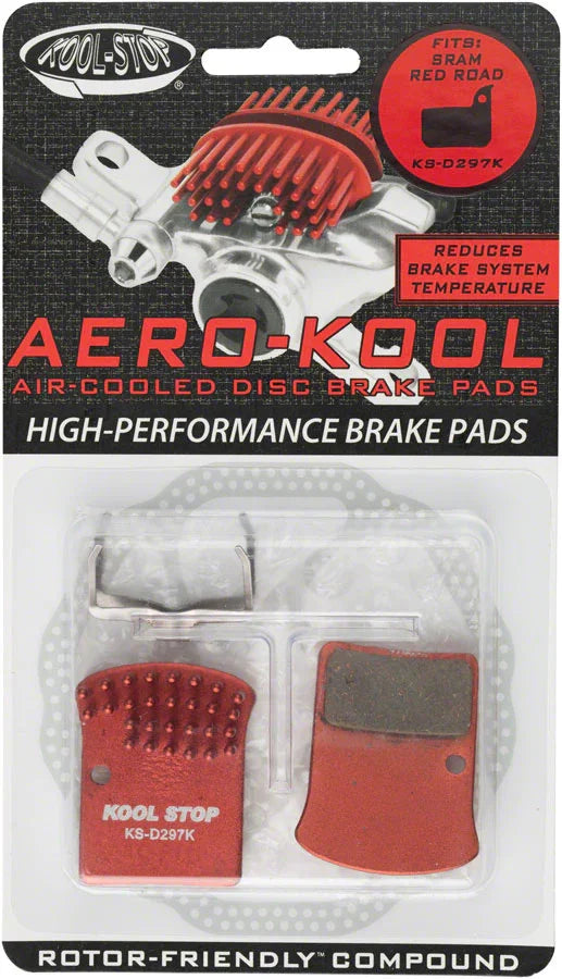 Kool-Stop Aero Kool Disc Brake Pads - For SRAM Road Organic - Bicycle Warehouse