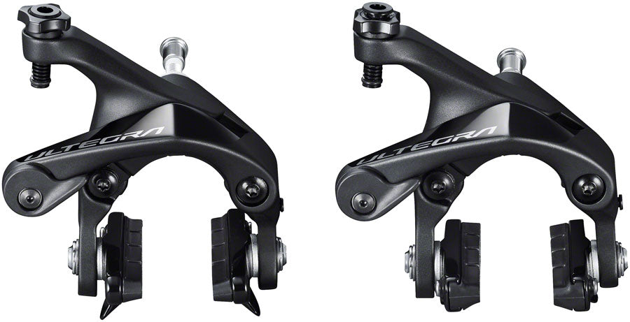Ultegra BR-R8100 Road Caliper Brake Set - Front Rear Dual Pivot BLK - Bicycle Warehouse