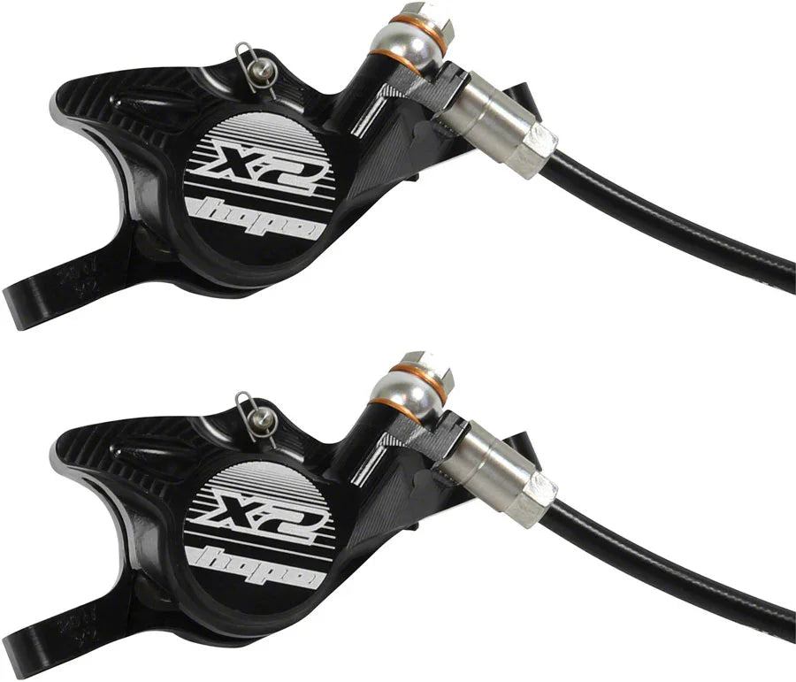 Tech 3 X2 Duo Disc Brake Lever - Right Hand Front Rear Hydraulic Post Mount BLK - Bicycle Warehouse