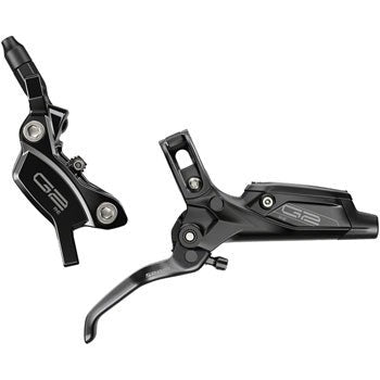 Quality SRAM G2 RE Disc Brake and Lever - Rear, Hydraulic, Post Mount, Gloss Black, A2 - Brakes - Bicycle Warehouse