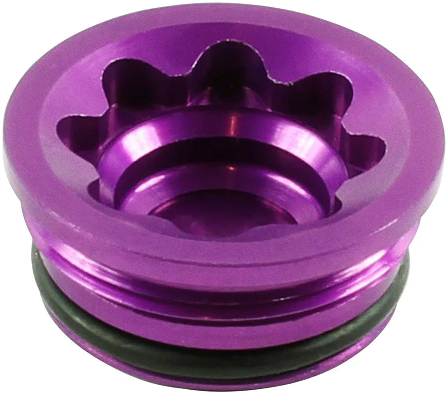 V4 Small/E4 Disc Brake Caliper Bore Cap - Purple - Bicycle Warehouse