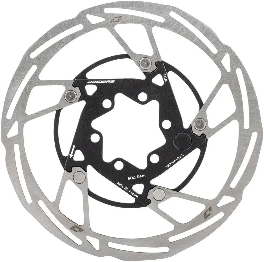 Pro LR2-E Ebike Disc Brake Rotor Magnet - 160mm 6-Bolt Silver/BLK - Bicycle Warehouse