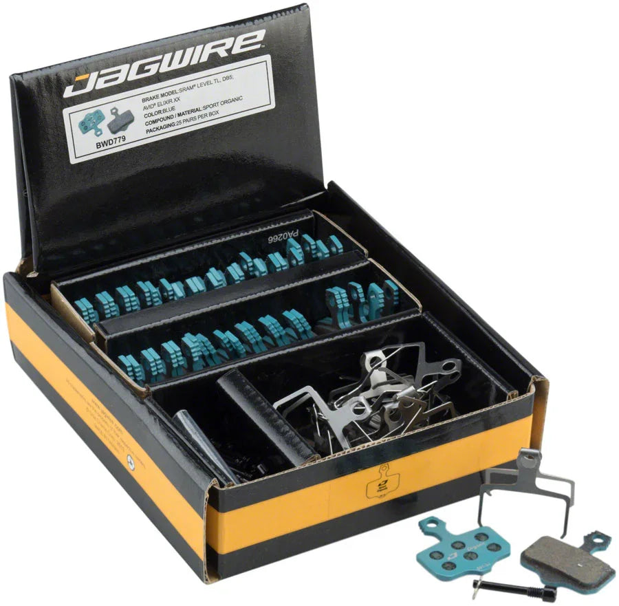 Sport Organic Disc Brake Pads - For various SRAM Level Avid Elixir Models Box/25 Pairs - Bicycle Warehouse