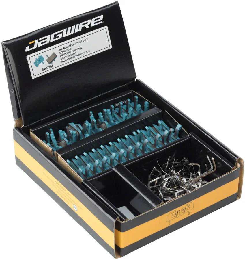 Sport Organic Disc Brake Pads - For Avid BB7 Juicy Bulk Box of 25 - Bicycle Warehouse