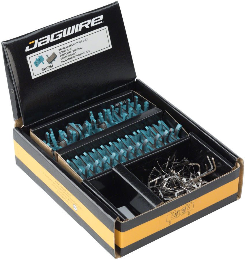 Sport Organic Disc Brake Pads - For Avid BB7 Juicy Bulk Box of 25 - Bicycle Warehouse