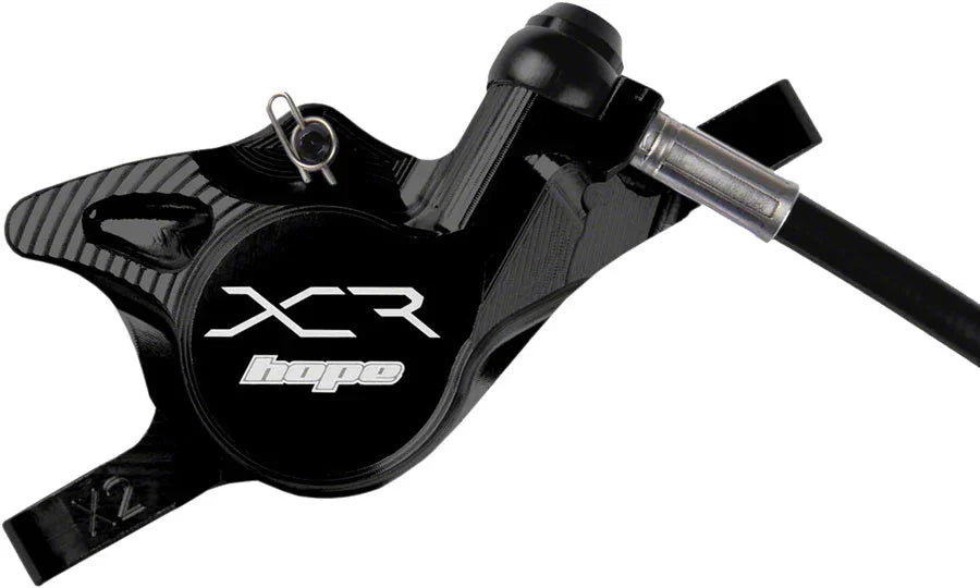 XCR Pro X2 Disc Brake and Lever Set - Front Hydraulic Post Mount Black - Bicycle Warehouse