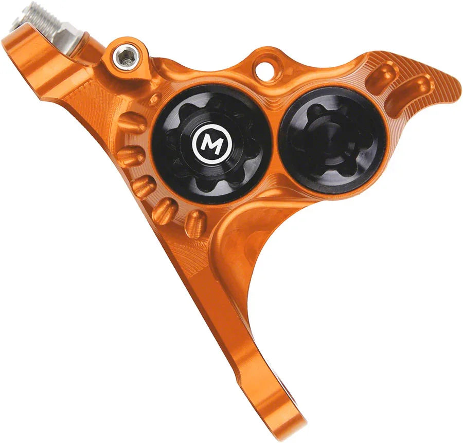 RX4+ Disc Brake Caliper - Front Flat Mount Direct +20mm Mineral Oil Type Orange - Bicycle Warehouse