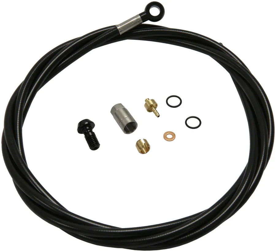 XCR Brake Hose and Connector Kit - 5mm 1600mm - Bicycle Warehouse