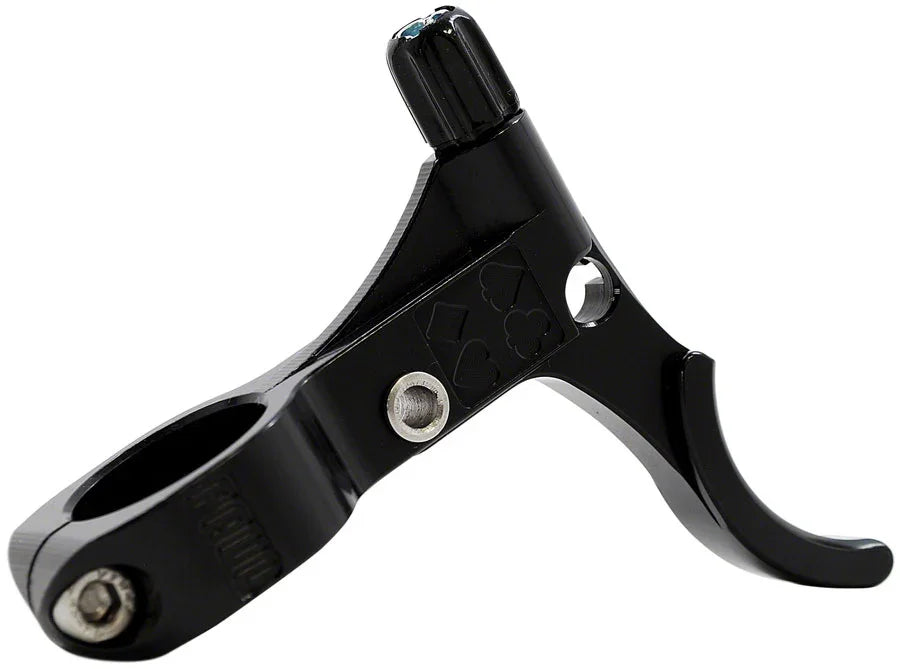 Paul Component Engineering E-Lever Brake Lever - Left Side For Drop Bar 23.8mm Bar Clamp BLK Anodized - Bicycle Warehouse