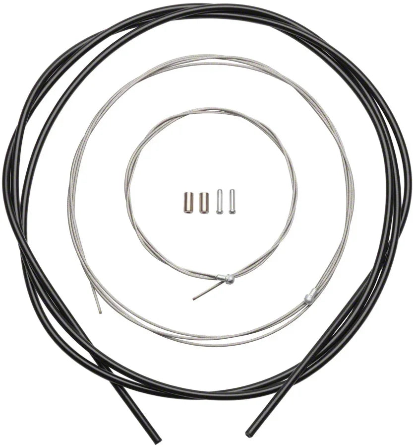 Road Stainless Brake Cable and Housing Set Black - Bicycle Warehouse