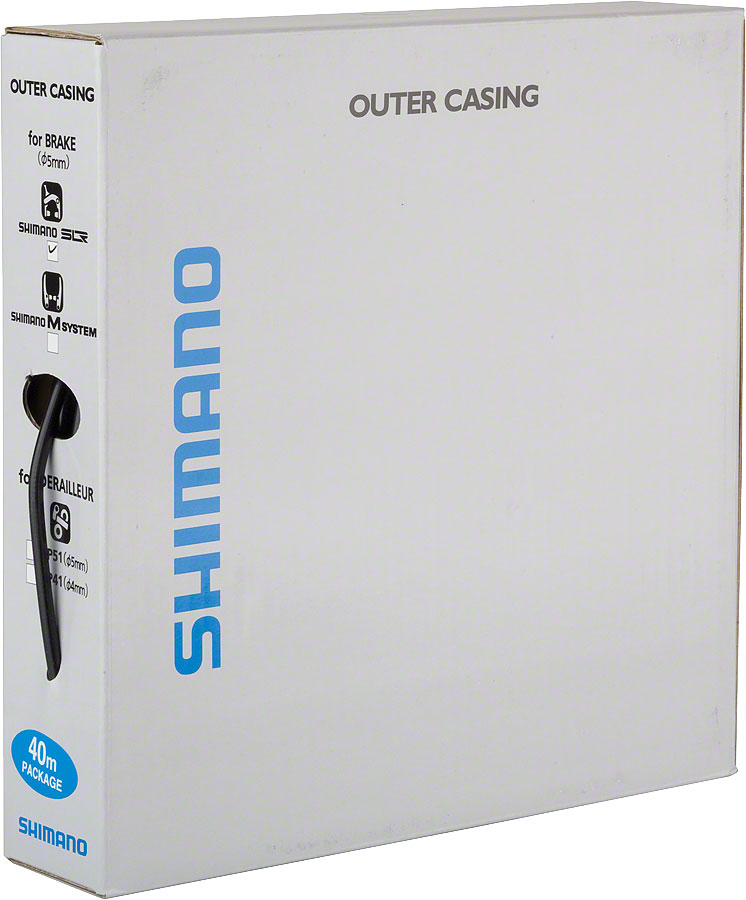 SLR Brake Housing 5mm x 40m Black - Bicycle Warehouse