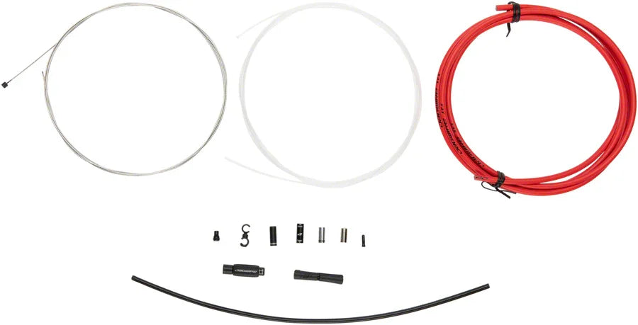 Jagwire Elite Sealed Shift Cable Kit - SRAM/Shimano Polished Ultra-Slick Cables - Bicycle Warehouse