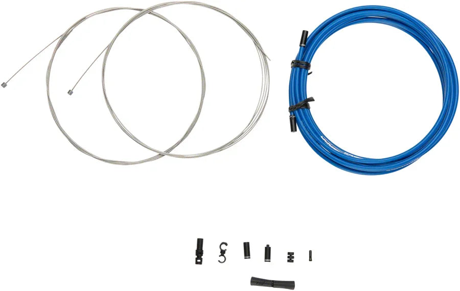 Sport XL Shift Cable Kit SRAM/Shimano Blue - Bicycle Warehouse