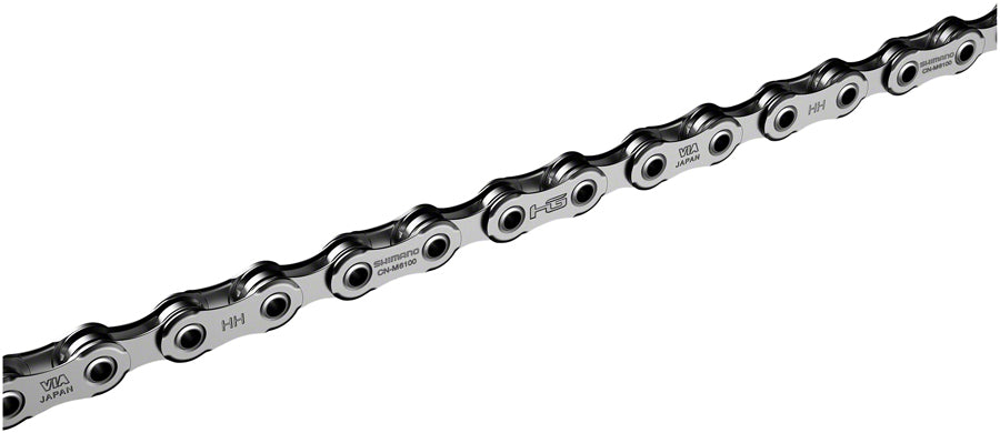 Shimano Deore CN-M6100 Chain - 12-Speed 138 Links Silver Hyperglide+ - Bicycle Warehouse