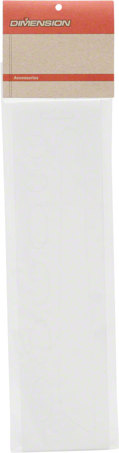 Chainstay Protector and Frame Dots - Clear - Bicycle Warehouse