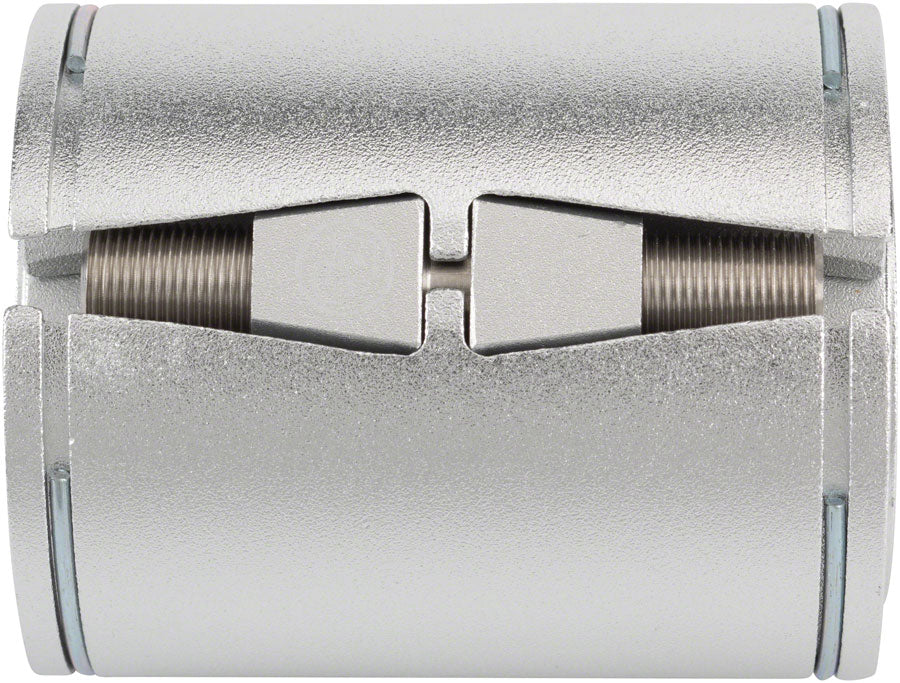 Bushnell Eccentric Classic Bottom Bracket - 68mm x 54mm Silver - Bicycle Warehouse