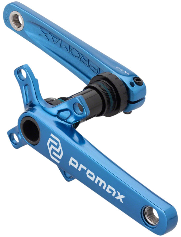 CF-2 Crankset - 170mm 24mm Spindle 2-Piece 68mm English BB Included Blue - Bicycle Warehouse