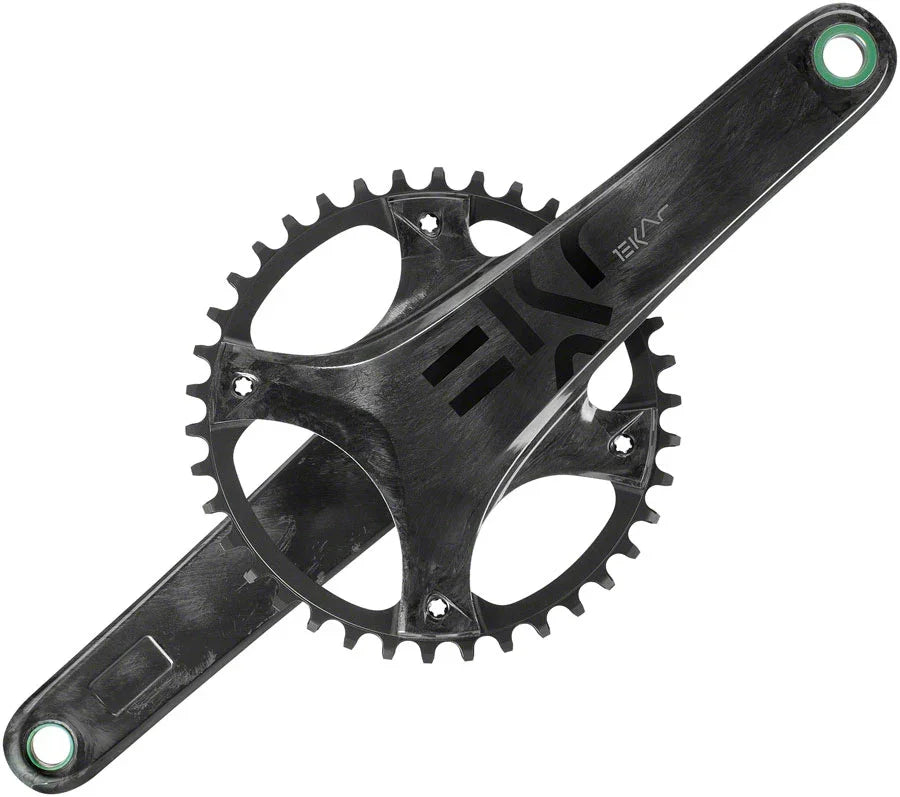 EKAR Crankset - 172.5mm 13-Speed 38t 123mm BCD Ultra-Torque Spindle Interface Carbon - Bicycle Warehouse
