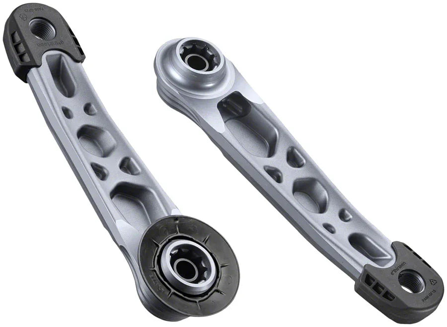 e*thirteen Helix Race Alloy e*spec Crank Arm Set - BOSCH Gen4-Brose S Mag-TQ HPR50 26.5mm Offset 160mm Self Extractor Silver - Bicycle Warehouse