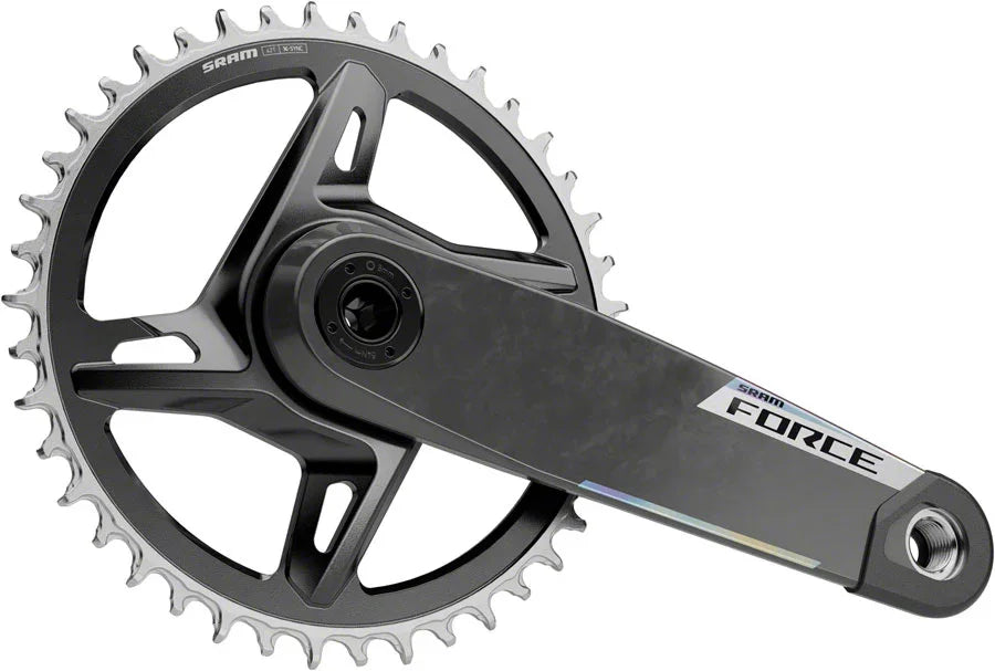 SRAM Force 1x XPLR Wide Crankset - 165mm 12/13-Speed 42t 8-Bolt Direct Mount DUB Spindle Carbon E1 - Bicycle Warehouse